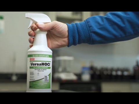 VersaHOCl a powerful yet naturally existing disinfectant.