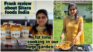1st time நம்ம பெரிய Garden இல் சமைத்தேன் | Frank review about Sitara foods India | Lifestyle Vlog