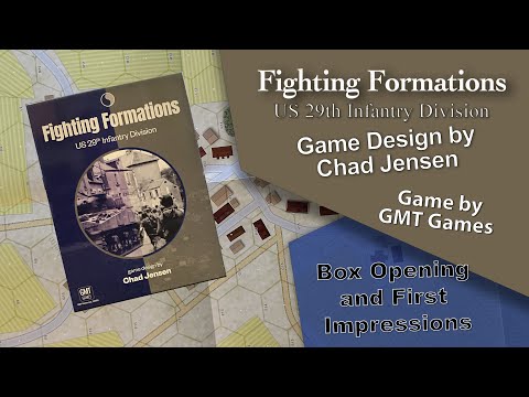 GMT Fighting Formations 29th Infantry Division Box Opening