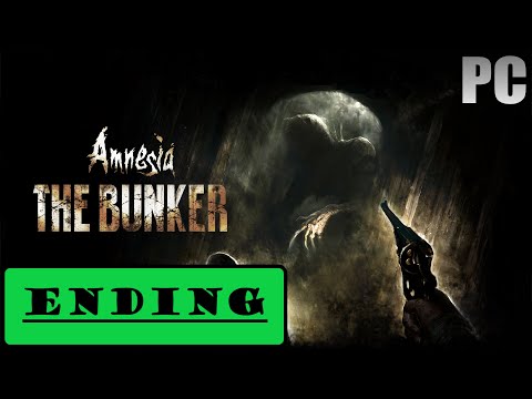 Amnesia: The Bunker Gameplay Walkthrough Ending - No Commentary (FULL GAME)