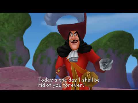 Kingdom Hearts Birth by Sleep Final Mix Theater Mode Scene 241- Enter Captain Hook