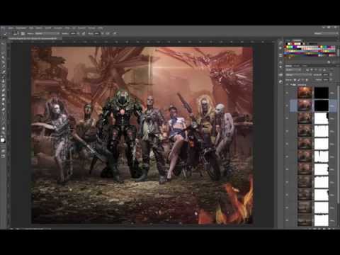 BrownzArt.com - Creating "Fury Punch"