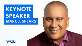 Keynote Speaker Marc J. Spears - WGU 2026 New Orleans Commencement