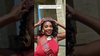 Flying dress experience for African American couple in Ghana