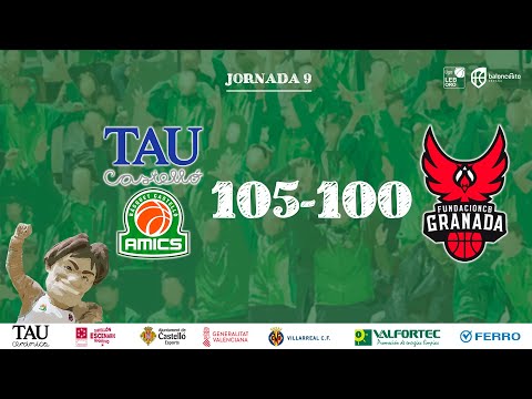 Resumen TAU Castelló-Covirán Granada (LEB Oro - Jornada 9)