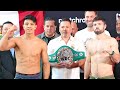 Jaime Munguia vs John Ryder • FULL WEIGH IN & FACE OFF VIDEO • Golden Boy Promotions