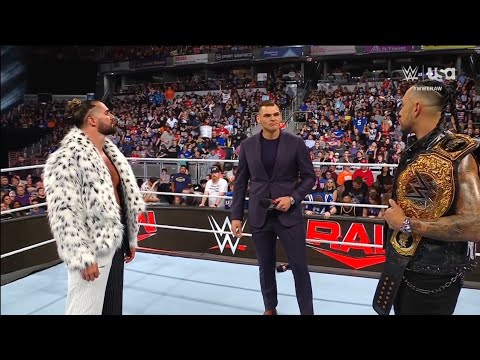 Gunther confronts Seth Rollins and Damian Priest - WWE RAW 6/24/2024