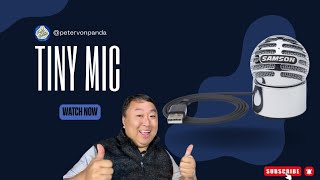 Video thumbnail for Tiny Samson Meteorite USB Condenser Microphone Review by Peter von Panda