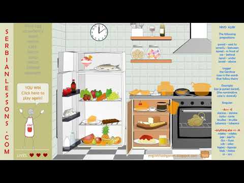 Serbian Lesson about Food from A2 to B2 Level