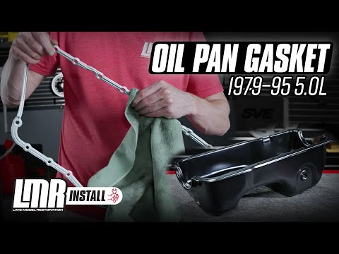 How To Remove & Install Oil Pan Gasket | 1979-1995 5.0 Mustang