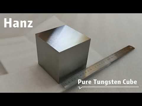pure tungsten cube#big tungsten block