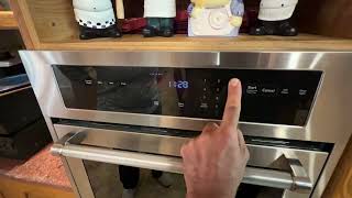 F2E1 error code on kitchenaid wall oven ,reset