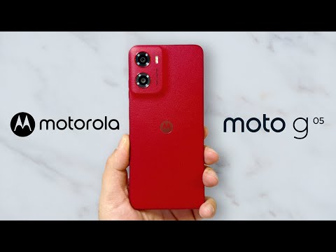 motorola moto G05 - Unboxing and Hands-On 