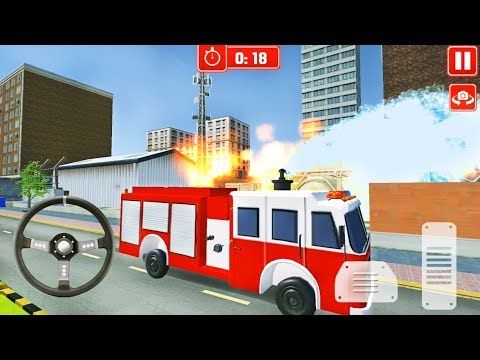 Fireman Saves The City - Fire Engine Truck Simulator - Android Gameplay
