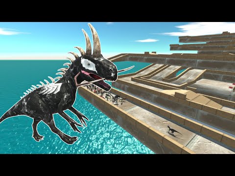 Escape From Alien Venom Allosaurus - Animal Revolt Battle Simulator