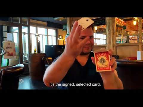 Saturn Magic -PUSH CARD (English) by Mickael Chatelain  - Trick