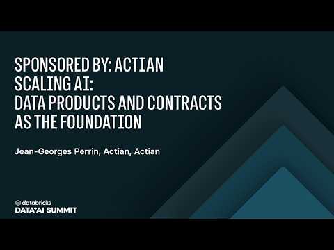 Watch: Data Contracts and Products: The Foundation for AI-Ready Data Platforms