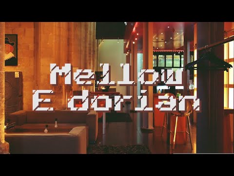 E dorian mellow jazzy rock backing track