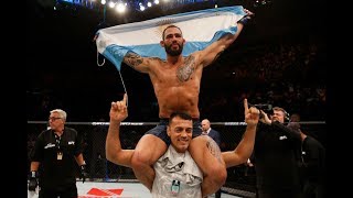 UFC Argentina: Entrevista no octógono com Santiago Ponzinibbio