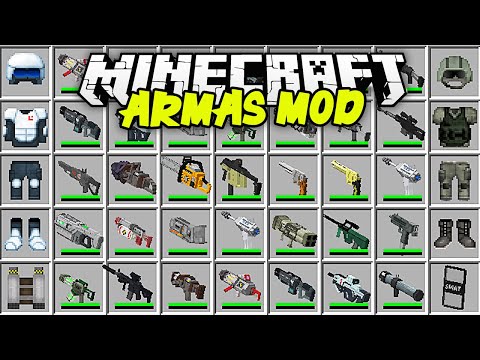 ElioDt -  MINECRAFT MODS |  THE MOST REALISTIC AND DESTRUCTIVE WEAPONS IN MINECRAFT |  Minecraft Mods