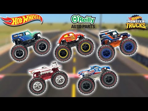 O'REILLY AUTO PARTS EXCLUSIVE HOT WHEELS MONSTER TRUCKS | 2021 COLLECTION