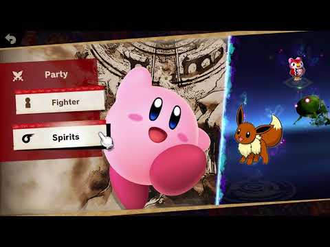 Super Smash Bros Spirits Unlock Celeste Support Spirit Level Up Eevee
