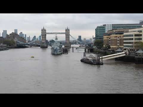 Awesome View near Tower of London | London Bridge | Cloud | Water | Tallest Building | Ship | Riiver