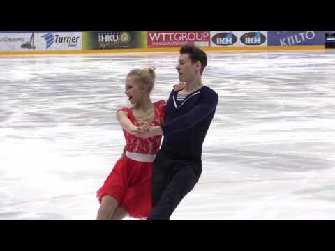 Figure Skating Ice Dance Short Dance Seniors Juulia Turkkila / Matthias Versluis