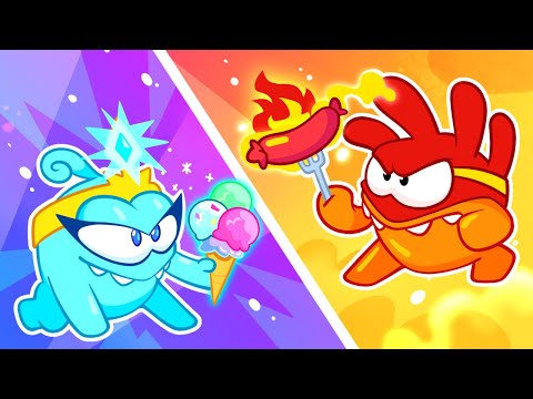 Heroic Deeds 🔥❄️| Rescue Escapades🦸| Om Nom Stories Presented by Muffin Socks