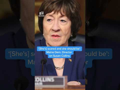 [She's] scared and she should be': Maine Dem. Director on Susan Collins