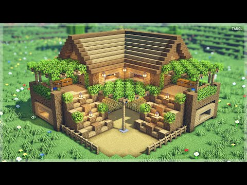 ⚒️ Minecraft | How To Build a Oak Wood Survival Starter House 🏡