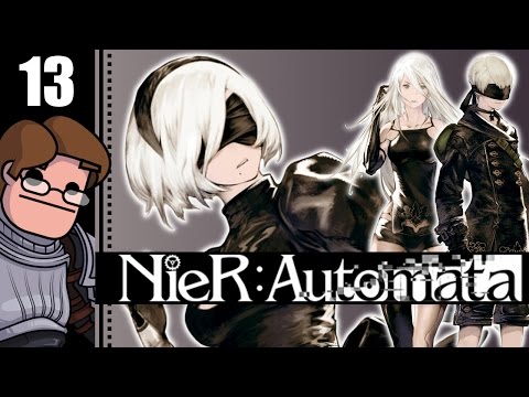 Let's Play NieR: Automata Part 13 - Endings T & U