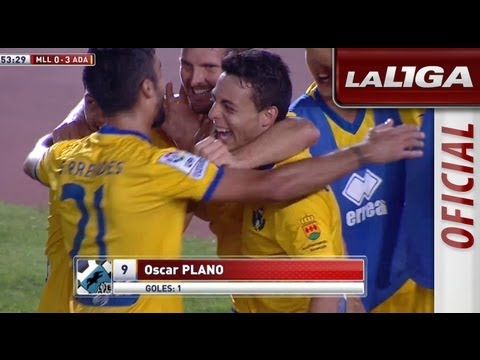 Gol de Óscar Plano (0-3) en el RCD Mallorca - AD Alcorcón - HD