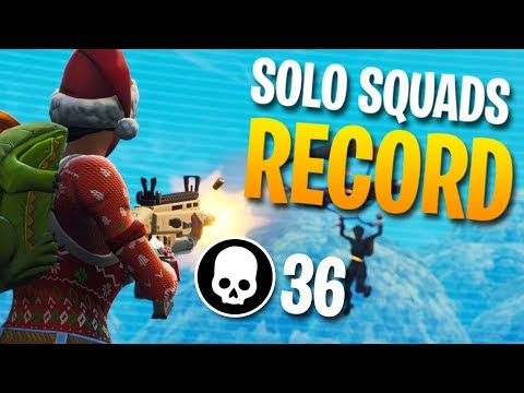 36 KILLS SOLO vs. SQUADS Personal Record (Fortnite Battle Royale)