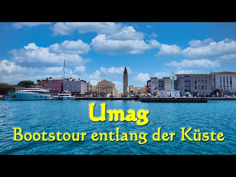 Umag in Kroatien - Bootstour entlang der Küste