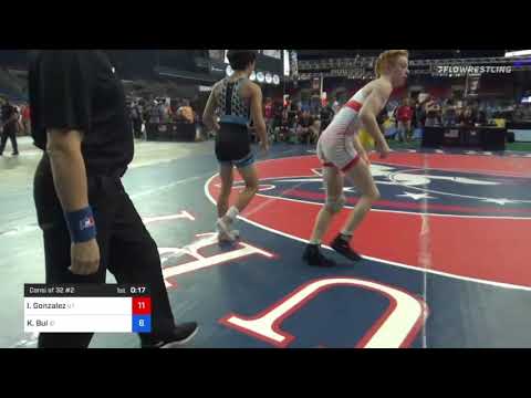 120 Lbs Consi Of 32 #2 - Israel Gonzalez, Utah Vs Kobe Bui, Idaho 2dc2