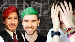 REACTING TO MY OLD MARKIPLIER AND JACKSEPTICEYE SONGS