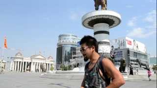 アキーラさん③マケドニア・スコピエ・アレクサンダー大王像Skopje,Macedonia