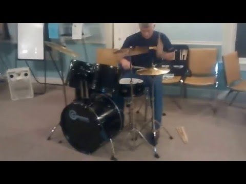 Gammon Percussion Drum Set After Upgrade Playing 