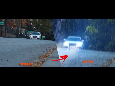CGI 3D/VFX Realistic Rain scene Showreel I Animated Rain scene I PARAPIX