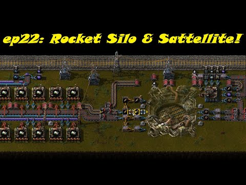 Factorio Tightrope ep22: Rocket Silo & Sattellite!