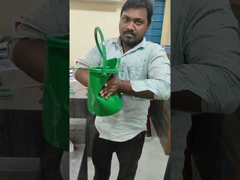 Plastic round 10 12 ltr dustbin for swachh bharat abhiyan, f...