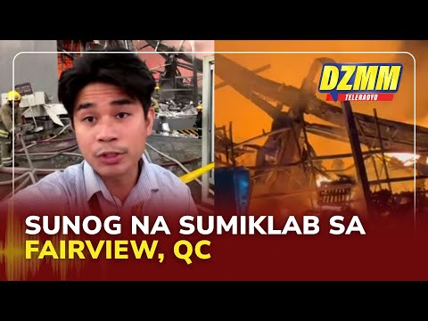 Wall cracks seen in ablaze commercial building in QC | DZMM Teleradyo (28 January 2026)