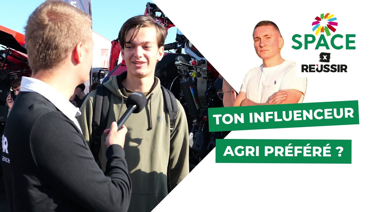 Quel est l’influenceur agricole le plus populaire au Space 2024 ?