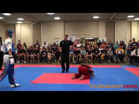 Rae Lynn Perkins vs Jordan Ferguson Point Fighting +60kg Final at WKA World Championships 2012