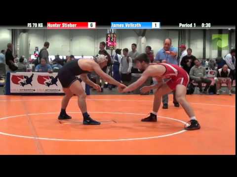Mens FS FS 70 KG - Hunter Stieber vs. James Vollrath