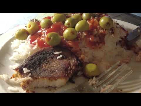 MongoTV_8265 - Min  Aftensmad - SVINEKOTELET Med RIS og KETCHUP og GRØNNE OLIVEN