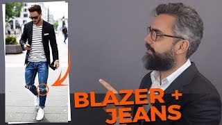 Blazer e Calça Jeans, COMO COMBINAR | Moda masculina
