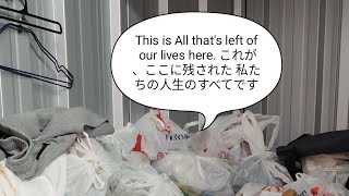 Homeless Nomads Selling for travel money ホームレス 浮浪者 旅費のために売る