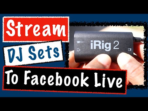 Live Stream DJ Sets To Facebook with an iRig & iPhone | DDJ, MacBookPro, iPad mini, Shure QLXD